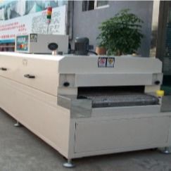 Liyi टेक्सटाइल स्क्रीन प्रिंटिंग टनल ड्राईिंग ओवन स्टील मेश पीवीसी मेश बेल्ट इलेक्ट्रिक इंडस्ट्रियल टनल फर्नेस का इस्तेमाल करती है