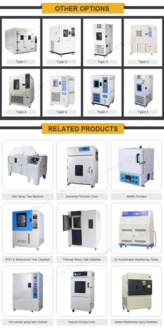 LIYI JIS C60068 150L बेंचटॉप तापमान चैंबर, LIYI तापमान आर्द्रता चैंबर 2