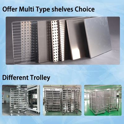रासायनिक प्रसंस्करण के लिए कस्टम औद्योगिक सुखाने ओवन 1000L SUS304 अधिकतम 500C