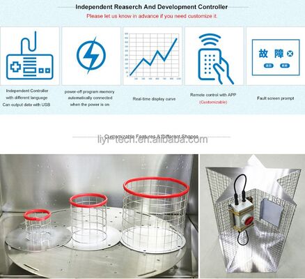 Liyi Ipx4 परीक्षण उपकरण, पानी प्रतिरोध परीक्षण मशीन, बारिश परीक्षण कक्ष पानी छिड़काव प्रतिरोध परीक्षण उपकरण